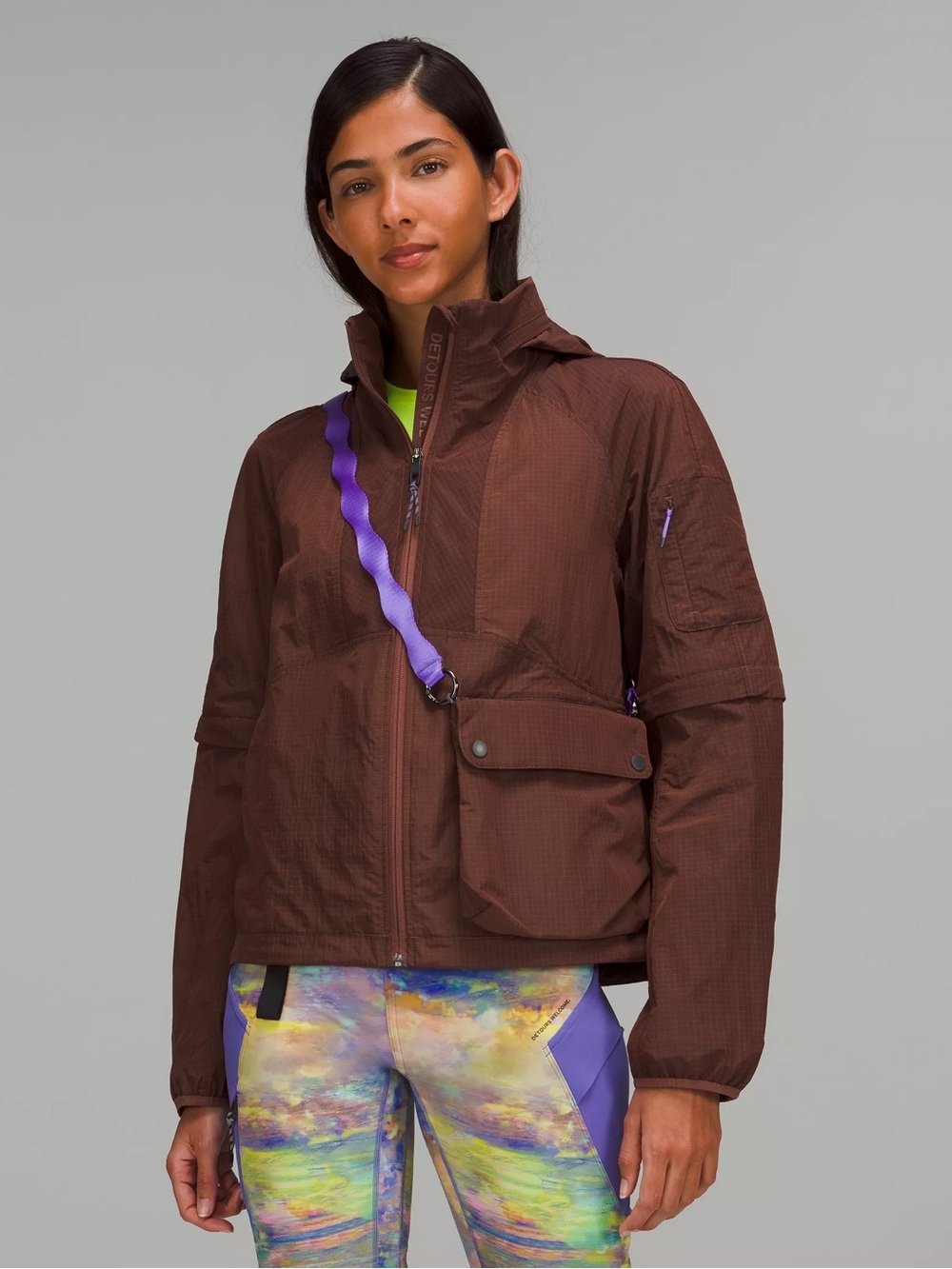 Lululemon Convertible Hiking Jacket Ancient Copper